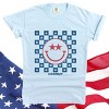 Simply Sage Market S.W.Smiley Patriotic Smiley Stars Garment Dyed Tee - 3 of 4
