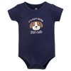 Hudson Baby Infant Boys Bodysuit, Short and Sock, Ruff Being Cute Dog - 3 of 4