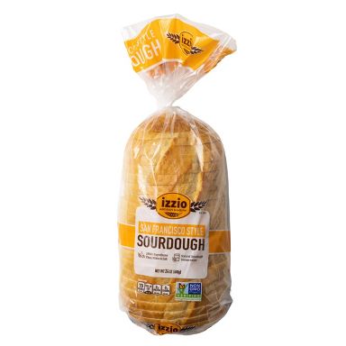 Izzio Artisan Bakery San Francisco Style Sourdough Sliced Batard Bread - 24oz
