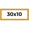 PosterPalooza | 30x10 Bamboo Picture Frame, UV Acrylic, 4 Finishes - Brown, Black, Gold, and Natural - 2 of 4