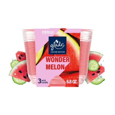 Glade 3 Wick Candle - Wonder Melon - 6.8oz