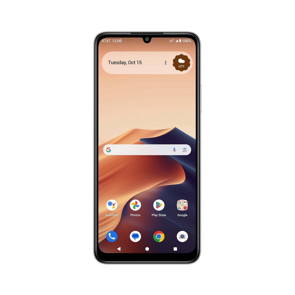 AT&T Prepaid AT&T Motivate Pro 5G (128GB) - White: Android, USB-C, 50MP, 6.75" Display