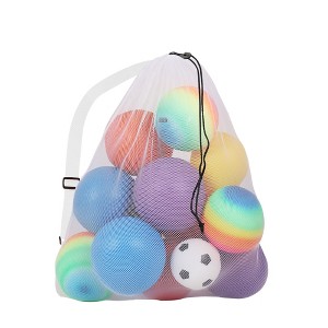 GSE 30"x40" Extra Large Mesh Sports Ball Equipment Drawstring Bag with Adjustable Shoulder Strap for Soccer, Basketball, Volleyball, Gym - 1 of 4