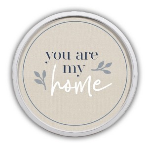 Creative Products You Are My Home 20 x 20 Round White Framed Print - 1 of 4