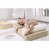 KIDKII 6 Piece Mirror Soft Play Foam Climbing Sensory Blocks Toddler Toy, Beige - 2 of 4