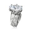 Ross-Simons 8.50 Carat Oval CZ Ring in Sterling Silver - 3 of 4