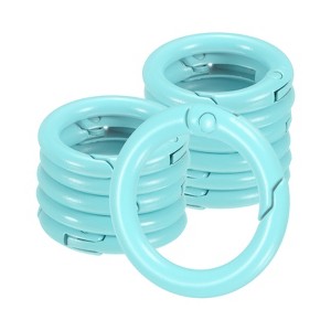 Unique Bargains Metal Spring O Rings Zinc Alloy Durable Multipurpose Lightweight Buckle 5/8 Inch - 1 of 4