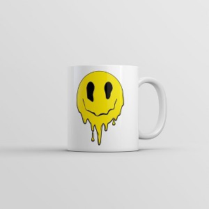 Crazy Dog T-Shirts Dripping Smile Mug Funny Melting Face Graphic Coffee Cup-11oz - 1 of 4