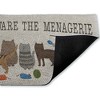 Stupell Industries Beware The Menagerie Printed Outdoor Imitation Sisal Door Mat, design by Darlene Seale - 2 of 4