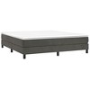 vidaXL Modern Velvet Box Spring Bed Frame California King Size, Dark Gray – for Comfortable and Restful Sleep - image 2 of 4