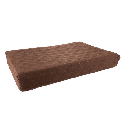 Brown Orthopedic Memory Foam Waterproof Pet Bed Mattress