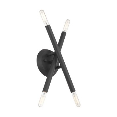 Soho Scandinavian Gray 4-Light Asymmetrical Wall Sconce