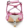 Allegra K Women's Rhinestone Strappy Slingback Stiletto Heel Sandals - 3 of 4