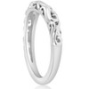 Pompeii3 Vintage 3mm Wedding Band 14k White Gold - 3 of 4