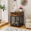 Dog Crate Furniture, Dog House Kennel for Small Dog, Indoor Pet Crate End Table with Drawer, (Entrance 16.6"Wx17.7"H) - 4 of 4