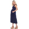 Maternity Scoop Neck Tiered Midi Dress - White Mark - 2 of 3
