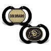 BabyFanatic Sports Pacifier 2-Pack - NCAA Colorado Buffaloes. - image 2 of 4