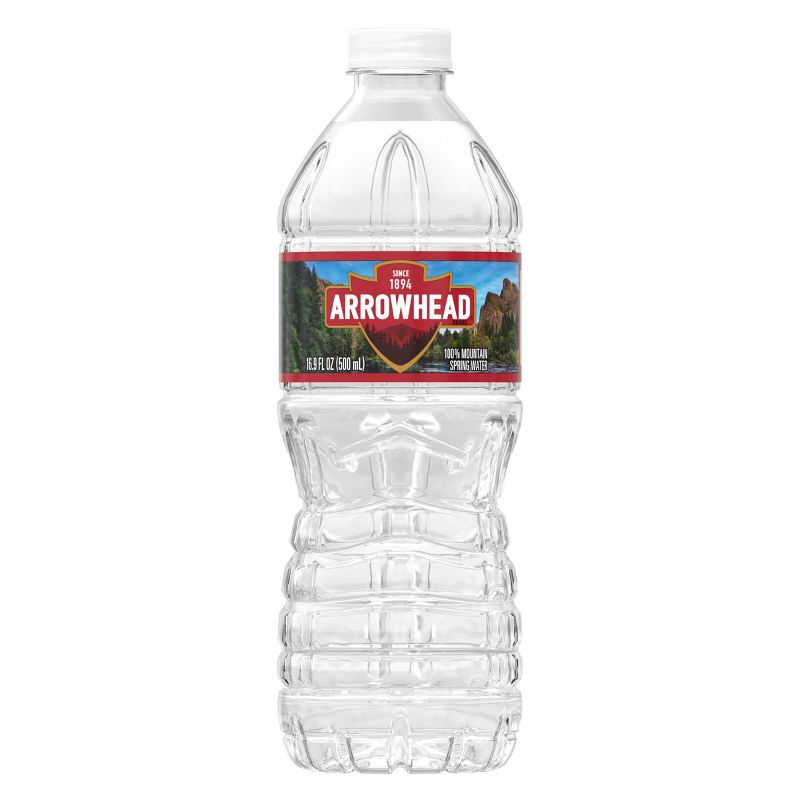 Arrowhead 100% Natural Spring Water - 32pk/16.9 fl oz Bottles, 5 of 12