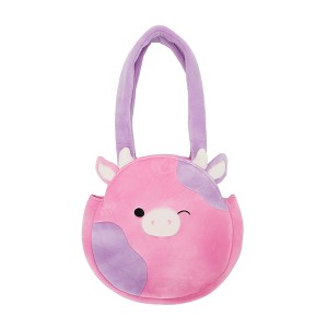 Squishmallows Patty the Cow Plush Tote Bag - 1 of 4