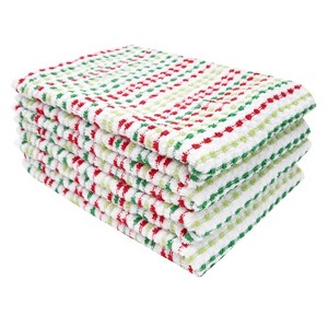 John Ritzenthaler Co. Pebble Cotton Terry Bar Mop Kitchen Towel Set of Four - 1 of 4
