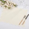 Saro Lifestyle Scalloped Hem Placemat (Set of 4) - 4 of 4