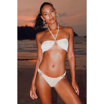 Moda Minx 'Playa' Nude Shim Starfish Bandeau Bikini Top