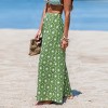 Women's Tropical Leaf Print Beach Pants - Cupshe - 4 of 4
