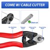 Black Metal DIY Cable Railing System Kit for Deck, Perfect for Modern Outdoor Spaces - 4 of 4