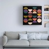 Ana Rut Bre 'Mid Circles Terracotta Blck1' Canvas Art - 3 of 4