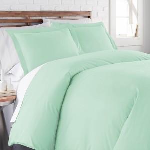 Southshore Fine Living Easy Care, wrinkle resistant, ultra-soft Duvet Cover Set with Shams - 1 of 4