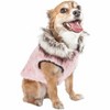 Pet Life (R) Luxe Pinkachew Charming Fashion Mink Fur Dog Coat - 2 of 4
