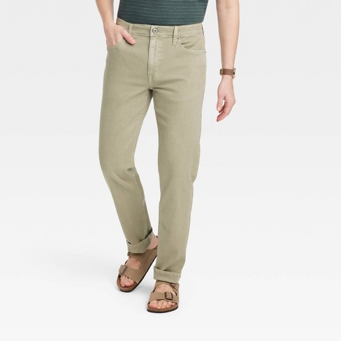 Men's Lightweight Colored Slim Fit Jeans - Goodfellow & Co™ Bay Leaf 40x32  : Target