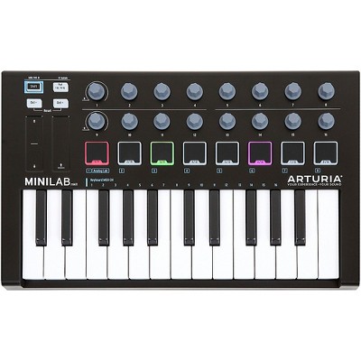 Arturia MiniLab MkII Keyboard Controller and Software Bundle Limited Black Edition