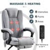NicBex Massage Chair Boss Chair for Office,360° Swivel Ergonomics Office Chair with Footrest,Recliner Computer Chair with Adjustable Height - 4 of 4