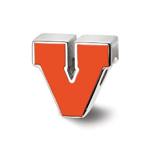 Black Bow Jewelry Sterling Silver Virginia Wahoos NCAA Bead Charm - 1 of 3