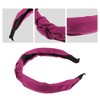 Unique Bargains Satin Knot Headband Hairband for Women 1.2 Inch Wide 1Pcs - 4 of 4