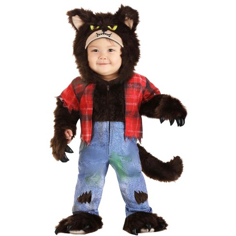 Halloweencostumes.com 6-9 Months Boy Boy's Brown Werewolf Infant ...