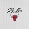 NBA Chicago Bulls Women's Long Sleeve Crusive Textured White Hooded Sweatshirt - 4 of 4