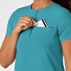 Wink RENEW Women's Mandarin Collar Tuck-In Scrub Top, 5X. - 4 of 4