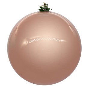 Vickerman Rose Gold Ball Ornament - 1 of 2