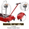 25 Gallon Oil Drain Pan, Oil Drain Tank Foldable 95L Low Profile Oil Drain Pan, Large Capacity Oil Change Pan, with Pump, Hose - 3 of 4