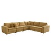 CAVINAS 4/5/6-Seater Modular Sectional Sofa,Cloud Couch Sectional,Conversible Sleeper Sofa for Living Room,3 Throw Pillows - 2 of 4