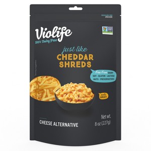 Violife Just Like Cheddar Shreds Vegan Cheese Alternative - 8oz - 1 of 4
