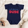 The Juniper Shop American Dude Pastel Baby Bodysuit - 2 of 2