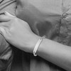 Black Bow Jewelry Women's Stainless Steel Cable Link I.D. Bracelet, 7 Inch - 4 of 4