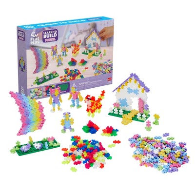 Plus-Plus: Learn to Build - Pastel Color Mix - 400 Piece Set
