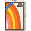 Trends International Hey Happy - Stay Groovy Framed Wall Poster Prints - 3 of 4