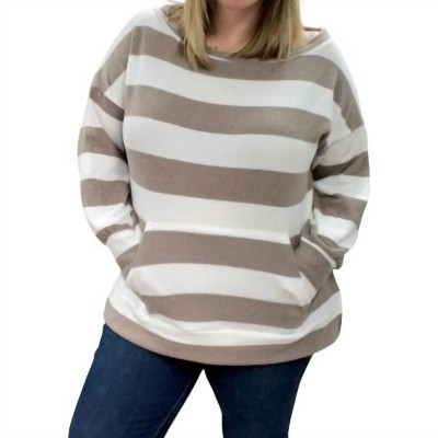 Women's Addison Stripe Sweatshirt - BLAKELEY