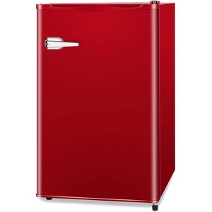 ZAFRO Mini Freezer, 2.3 Cu.ft Small Upright Freezer with Handle, Removable Shelves, Adjustable Thermostat, Low Noise for Bedroom/Apartment/Office,Red - 1 of 4