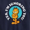 Boys' - Garfield - Ignoring You Graphic Long Sleeve Fleece Sweatshirt - 2 of 4
